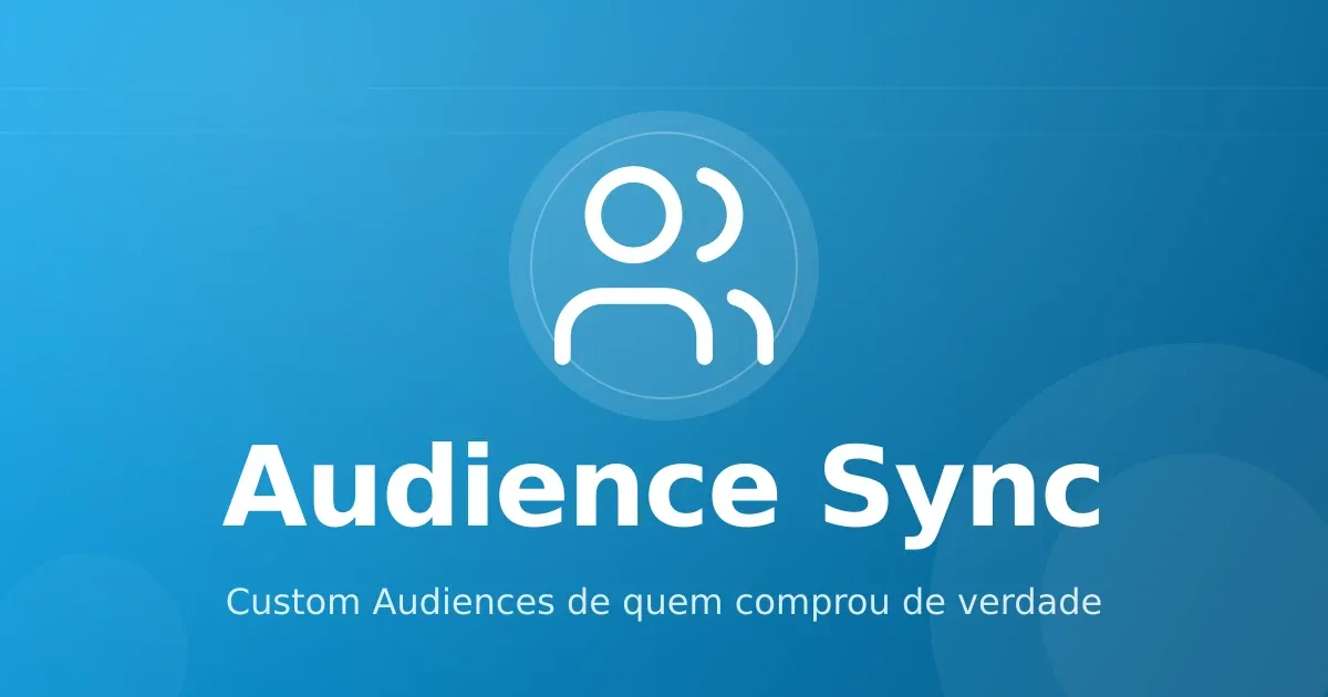 Audience Sync: Lookalike de quem comprou de verdade — não de quem só clicou