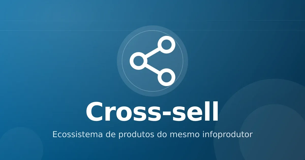 Cross-sell em infoproduto: como transformar catálogo em ecossistema que vende junto
