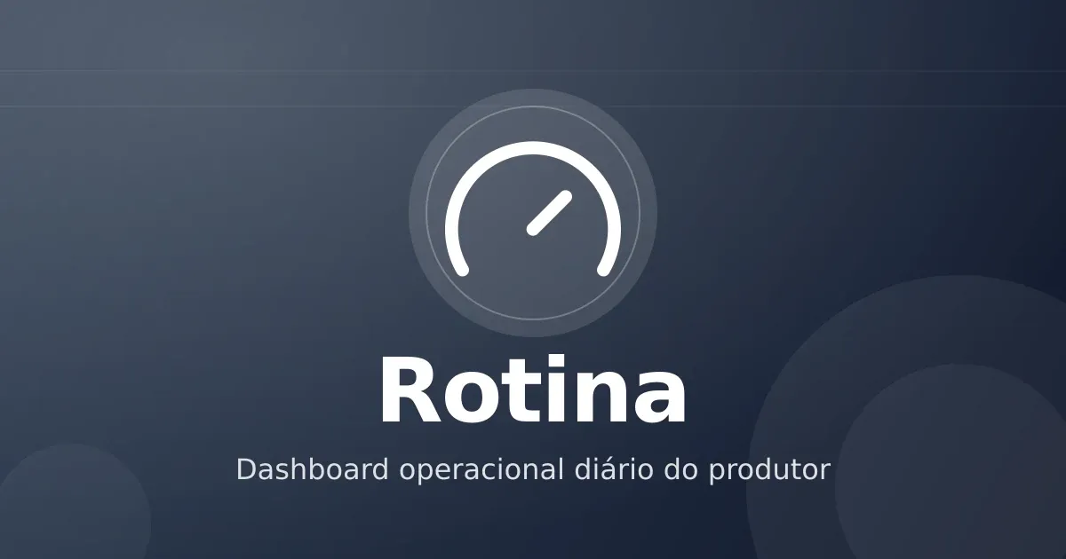 Dashboard operacional diário: as métricas que o infoprodutor precisa ler antes do café