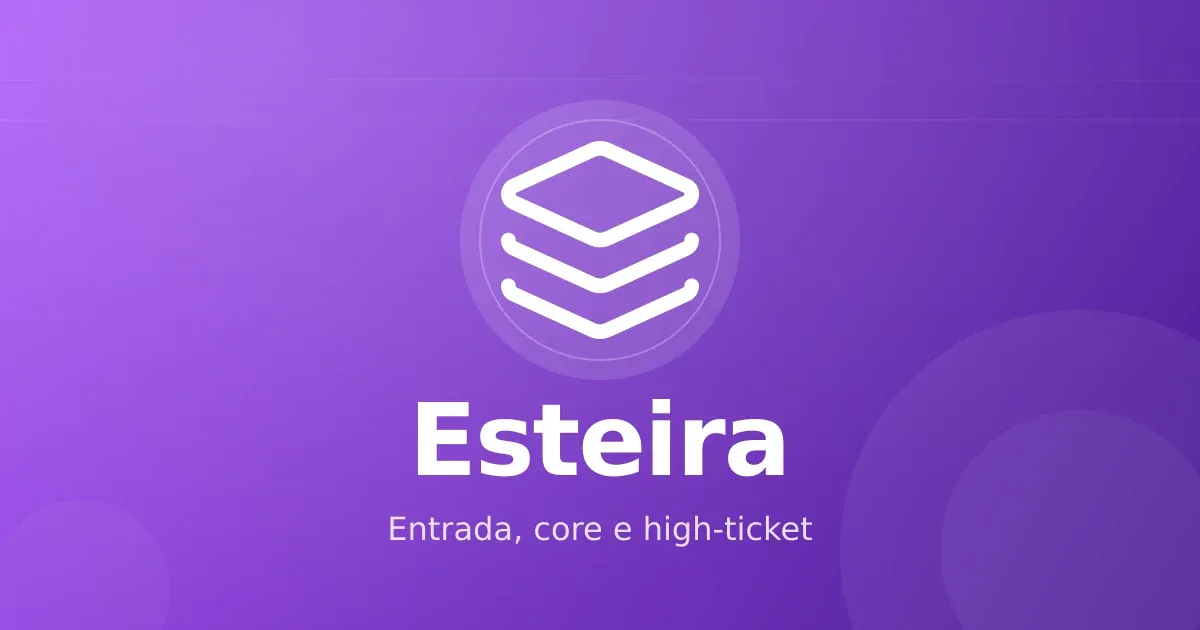 Esteira de produtos: como montar uma linha de entrada, core e high-ticket