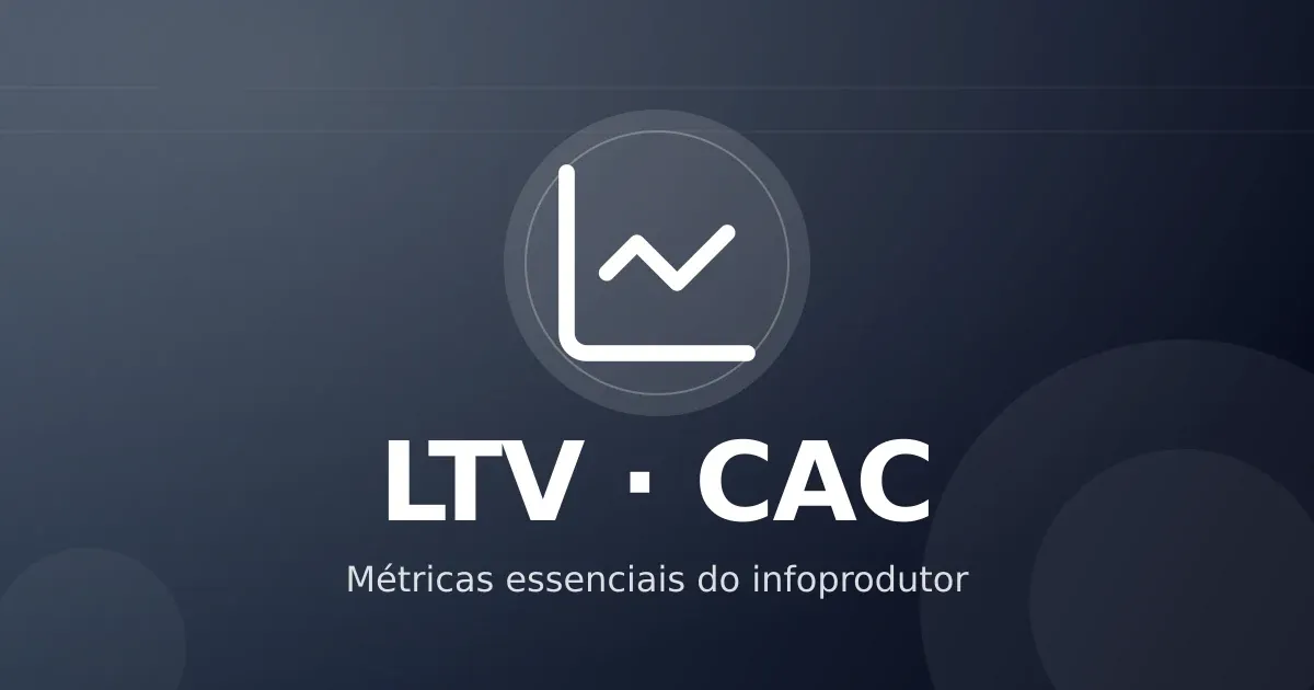 Métricas essenciais para infoprodutores: LTV, CAC, ROAS e ticket médio