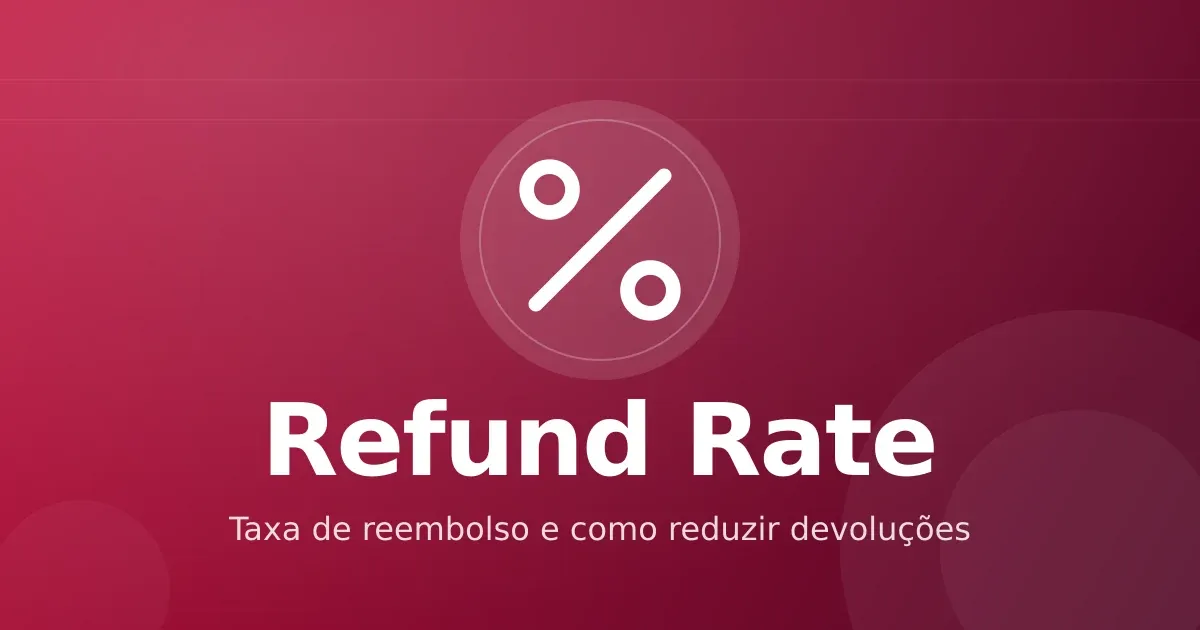 Refund rate em infoproduto: como ler a taxa de reembolso e reduzir devoluções