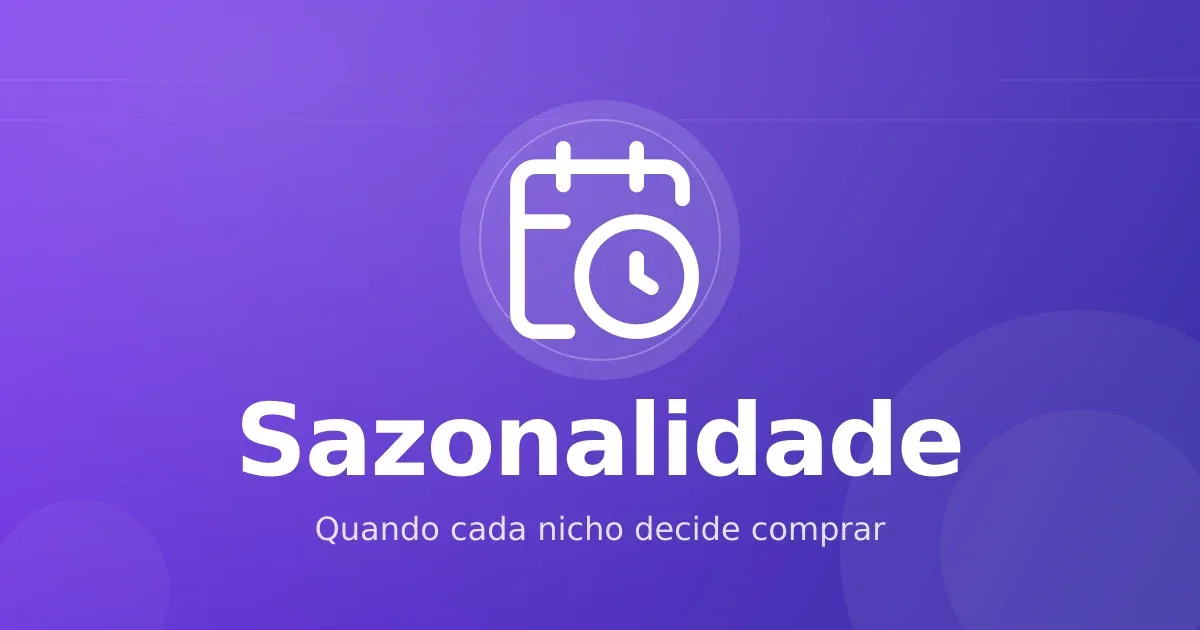 Sazonalidade de nichos em infoprodutos: quando cada público decide comprar